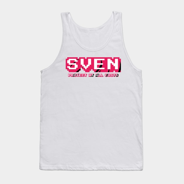 Protect Sven Pewdiepie Minecraft Series Tank Top by yellowpomelo